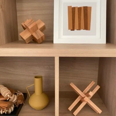 Figura geométrica en madera maciza - 3 cm (9cm) - Decoración, Uruguay | Dreams On Time, vista 7