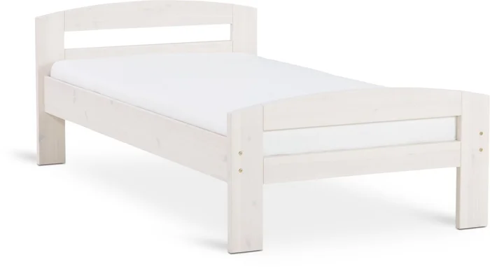 Estructura cama RAMMESKOV 1 Plaza 90x200 blanco en Blanco - Dormitorio, Uruguay | JYSK