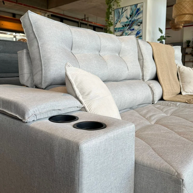 Sofa Otto 260CM - Retractil/Reclinable en Beige - Sillones y sofás, Uruguay | Balton, vista 11