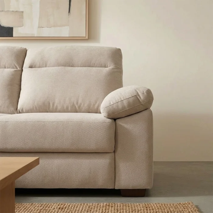 Rinconera Owen - Tela Microfibra - Chaise izquierdo - 12072 (Beige) en Beige - Sillones y sofás, Uruguay | Nyr, vista 5
