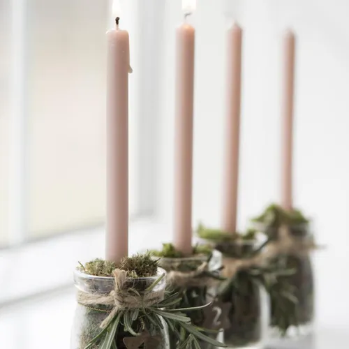 Vela rosa alta pack x10 en Rosa - Velas y Portavelas, Uruguay | Walnut