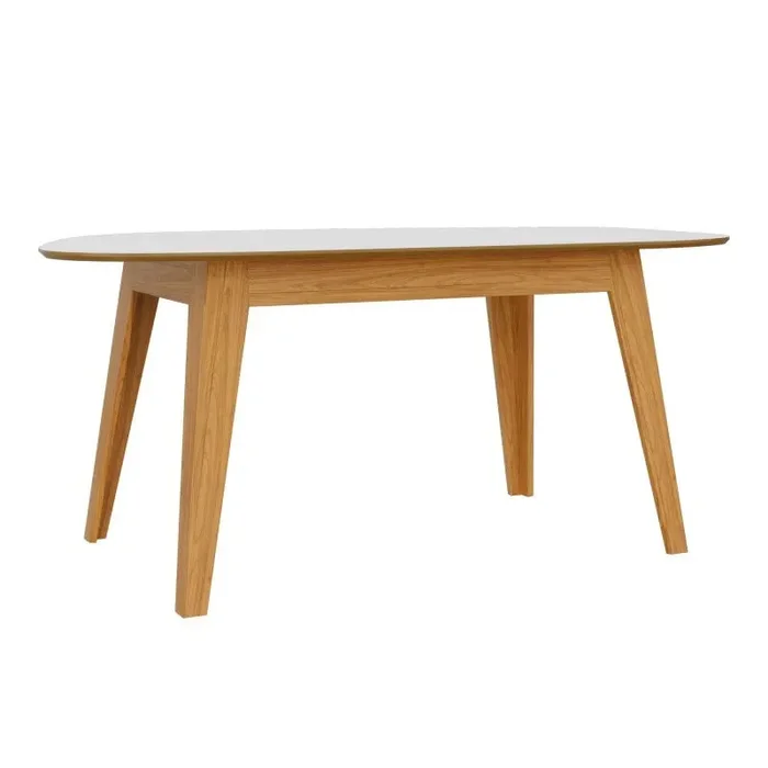 Mesa de Comedor Organica Prisma - 100% MDF en Blanco - Mesas de comedor, Uruguay | Balton, vista 4