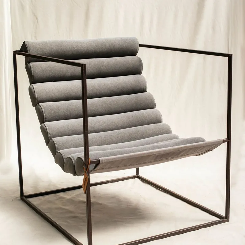 Sillon Rollitos en tela - Zainas en Gris - Sillones y sofás, Uruguay | Zainas