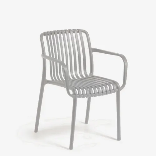 Silla de exterior Isabellini - gris claro en Gris - Sillas, Uruguay | Kavehome