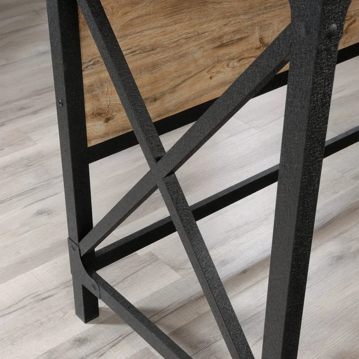 Escritorio Esquinero en L - Sauder - Linea Steel River en Madera natural - Escritorios, Uruguay | Ecowood, vista 5