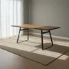 Mesa De Comedor Madera-y-metal Marron York en Marrón - Mesas de comedor, Uruguay | Divino, vista 1 de 5