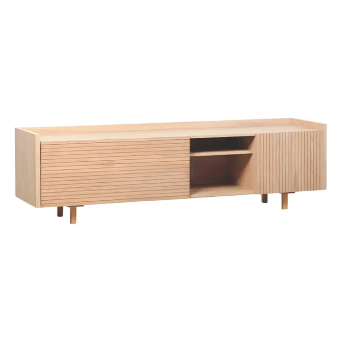 Rack Capri 160 - Crudo - EDICIÓN LIMITADA en Madera natural - Muebles para TV, Uruguay | Berna home
