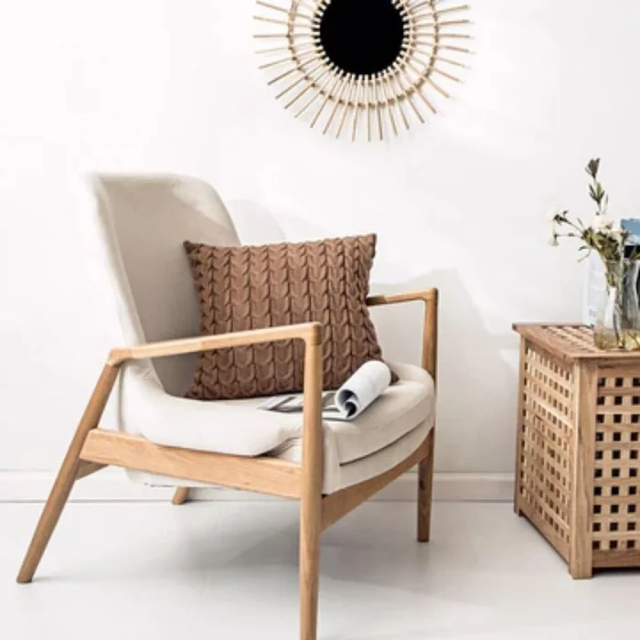 Butaca Nordica Zen en Beige - Butacas, banquetas y puffs, Uruguay | La Cueva Muebles, vista 4