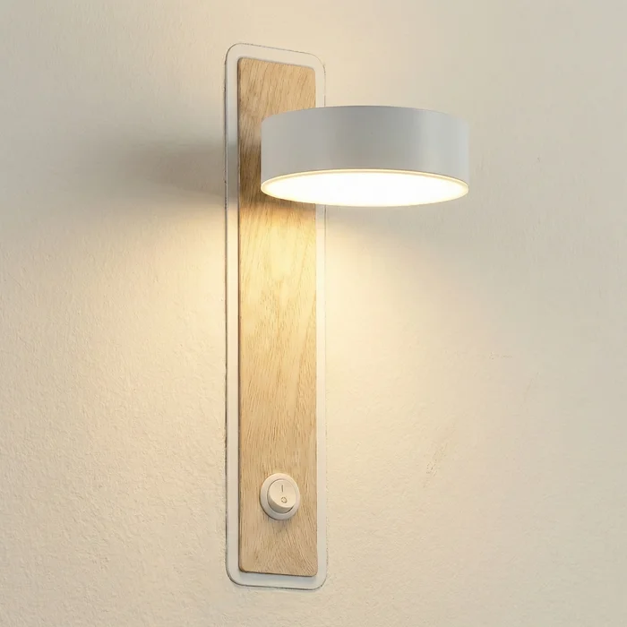 Aplique de Pared Sura Wood LED en Beige - Iluminación, Uruguay | La Perla, vista 2