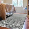ALFOMBRA ONDAS 244x305CM BLANCO/NEGRO en Blanco - Textiles, Uruguay | Koz, vista 2 de 4