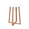 MESA REDONDA 40X40X60 CM BAMBOO CON BLANCO en Multicolor - Mesas de comedor, Uruguay | Decohogar, vista 1 de 5