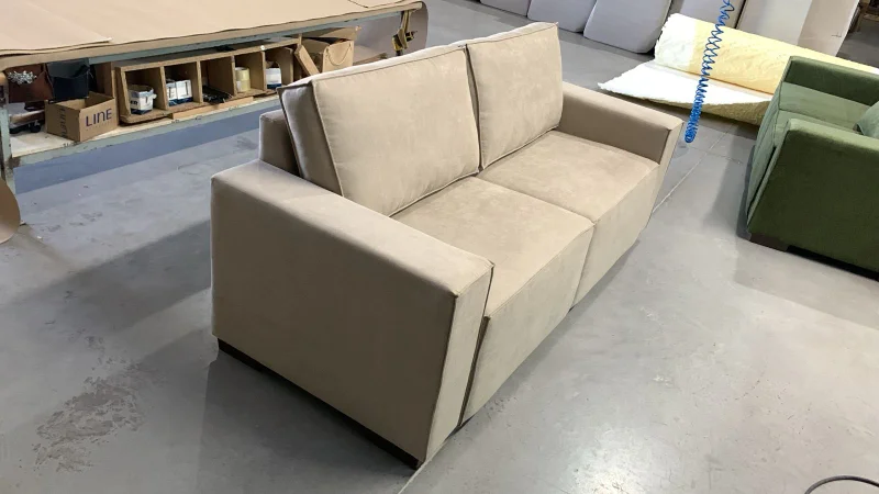 Sofa Moscú 3 Cuerpos 200cm – Beige Acqua Block en Beige - Sillones y sofás, Uruguay | Berna home, vista 3