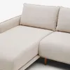Sofá Carlota 3 plazas con chaise longue derecho/izquierdo beige 262 cm en Beige - Sillones y sofás, Uruguay | Kavehome, vista 6 de 8