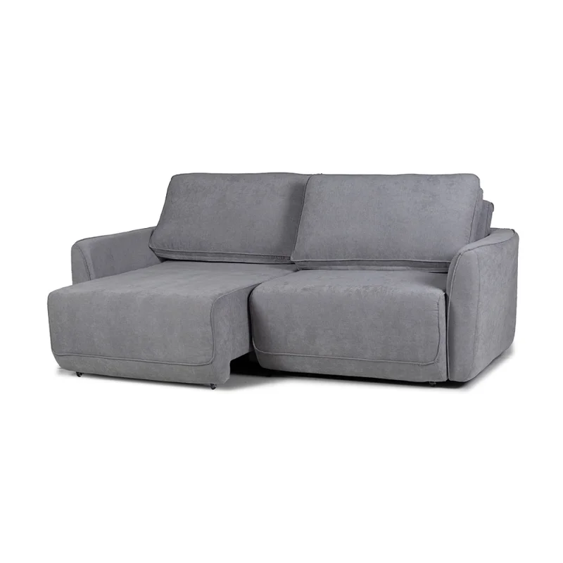 Sofá Cama Ravena - Tela Microfibra - 9250 (Grafito) en Gris - Sillones y sofás, Uruguay | NYR, vista 3