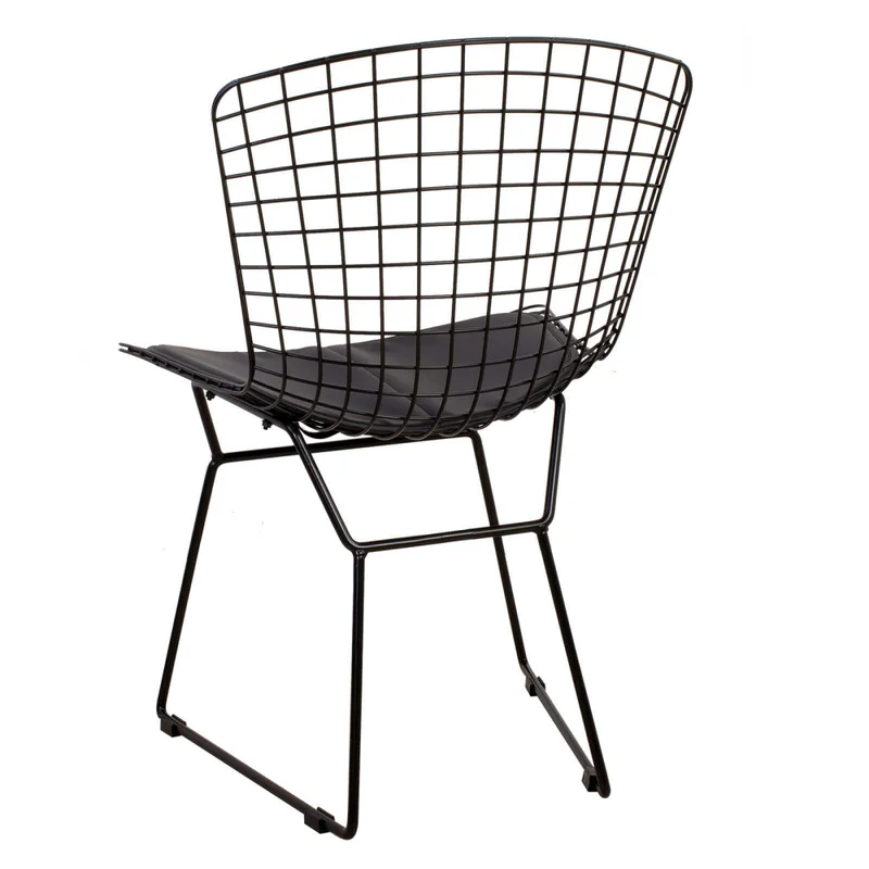 Silla Metal Negro Bertoia C-451 en Negro - Sillas, Uruguay | Divino, vista 3