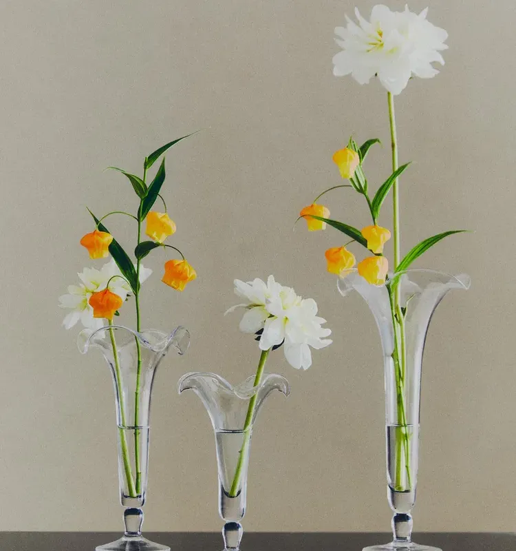 JARRÓN VIDRIO FLOR - Jarrones, Uruguay | Zara Home