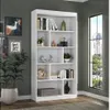 Biblioteca con reparticiones BLANCA 93x181x30 - Living, Uruguay | Que Sal Muebleria, vista 9 de 11