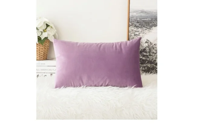 Almohadón Velvet Violet en Violeta - Textiles, Uruguay | Finkel