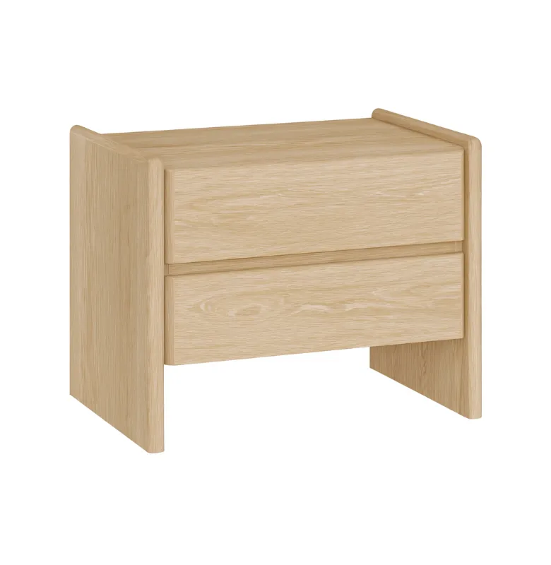 MESA DE LUZ BAKERS ROBLE en Madera natural - Mesas de luz, Uruguay | Masinfinito Casa