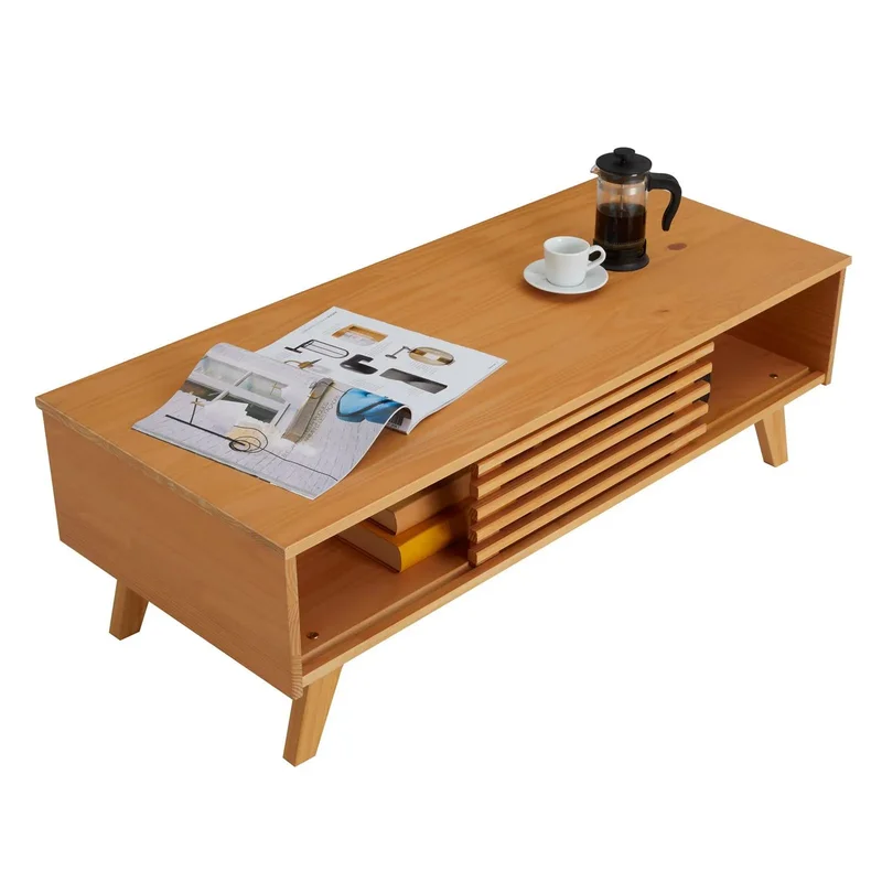 Mesa Ratona Ripado Sean - Madera Maciza en Madera natural - Mesas de living, Uruguay | Balton, vista 10