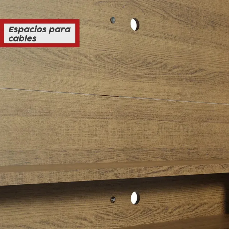 Panel TV con estante hasta 60 Pulgadas en Blanco - Muebles para TV, Uruguay | Balton, vista 12