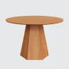 Mesa de Comedor Milano Redonda 115CM - 100% MDF - Mesas de comedor, Uruguay | Balton, vista 1 de 6