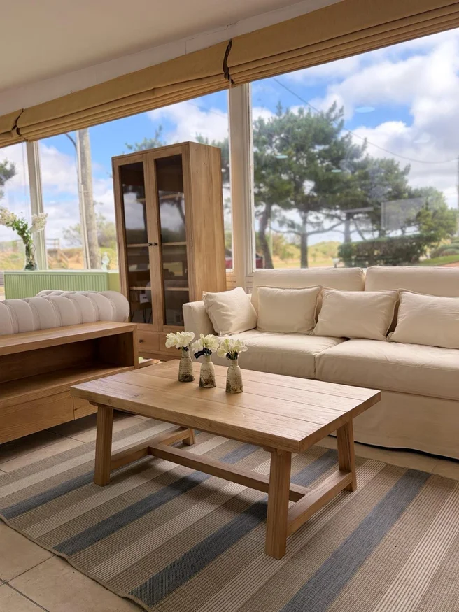 Mesa Ratona Tipo Caballete en Marrón - Mesas de living, Uruguay | Marvic, vista 2