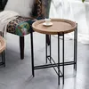 MESA AUXILIAR 54x54x61CM en Madera natural - Mesas de arrimo, Uruguay | Koz, vista 3 de 4