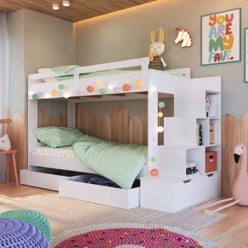 Cucheta Infantil con Cajones - Dormitorio, Uruguay | RM Muebles y Deco