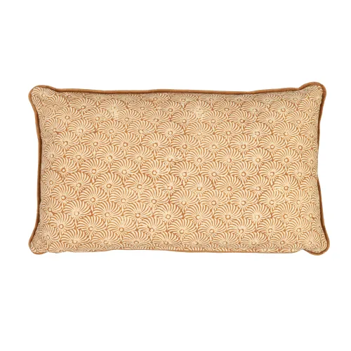 Almohadon Algodon Marron Dominique 30*50 Tostado en Marrón - Textiles, Uruguay | Divino