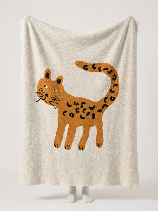 Manta Cartoon Leopardo en Multicolor - Textiles, Uruguay | Cabana, vista 3