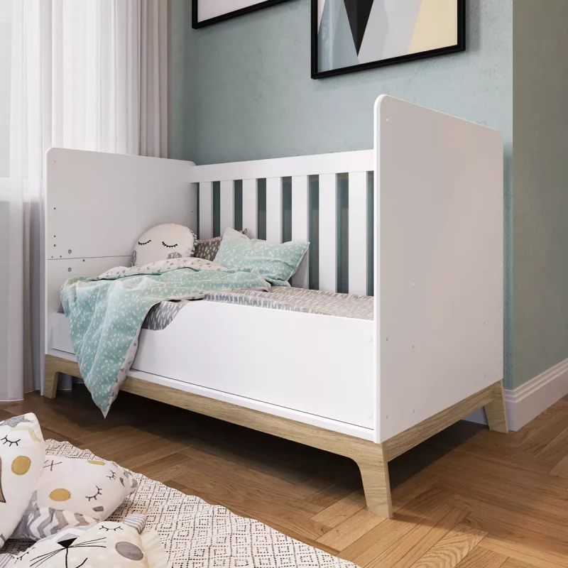 Cuna 3 En 1 en Blanco - Dormitorio, Uruguay | RM Muebles y Deco, vista 3