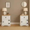 Promo 2 Mesa De Luz Linea Naturale - BLANCO en Blanco - Mesas de luz, Uruguay | La Cueva Muebles, vista 1 de 7