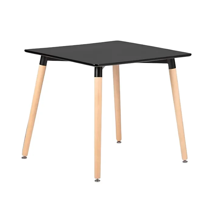 Mesa de Comedor 80 - Danesa - Negro en Negro - Mesas de comedor, Uruguay | Rústico Hogar, vista 2