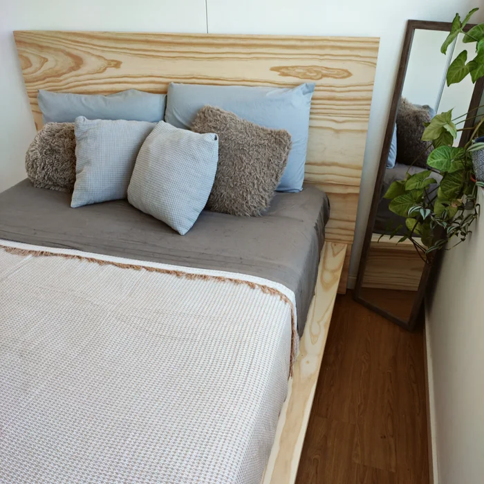Cama Japonesa en Madera natural - Dormitorio, Uruguay | Tree House Deco, vista 5