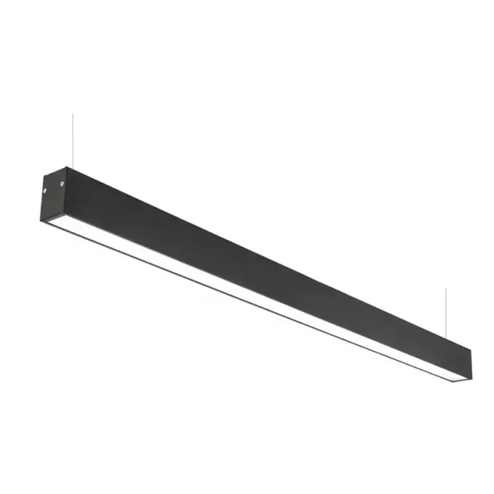 Luminaria Lineal LED 36W Negro Luz Cálida 120cm en Negro - Lámparas colgantes, Uruguay | Serlux, vista 4