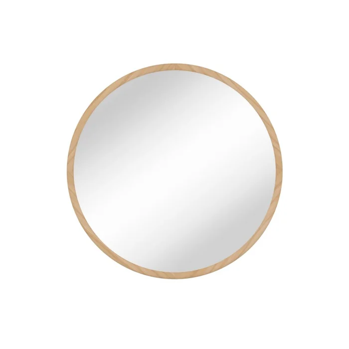ESPEJO MADERA D60CM BEIGE en Beige - Espejos, Uruguay | Koz