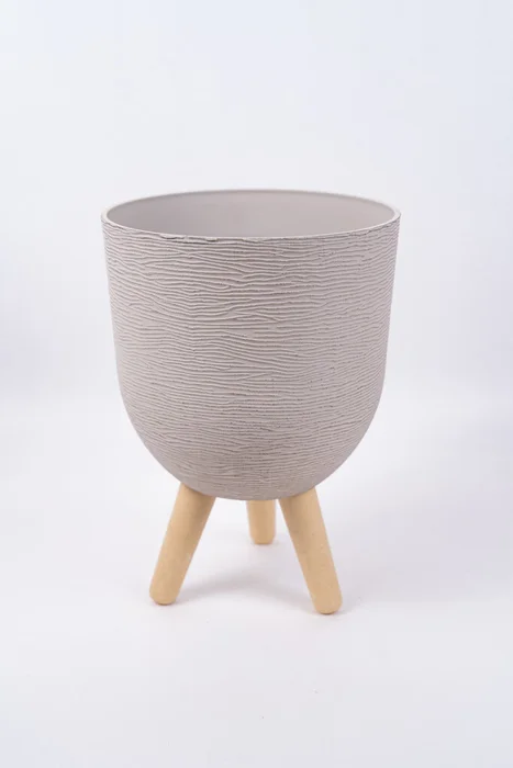 Maceta Teli - Beige en Beige - Decoración, Uruguay | Indian