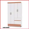 Ropero 4 puertas 2 cajones – Ideal 10090 en Marrón - Roperos y placares, Uruguay | Punto Unión, vista 3 de 8