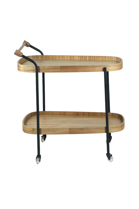 CARRO BAR ENOTRIA CINAMOMO NATURA 83X55X90H CM - Aparadores y recibidores, Uruguay | Vinibel, vista 2