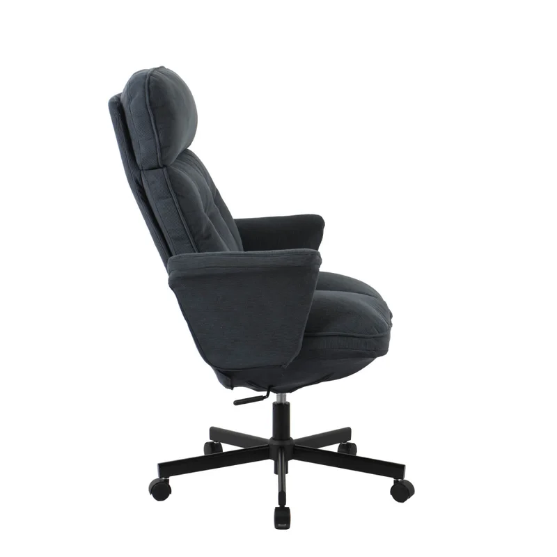 Silla De Oficina Gerencial Tela-y-metal Azul Cicerón en Azul - Sillas de escritorio, Uruguay | Divino, vista 4