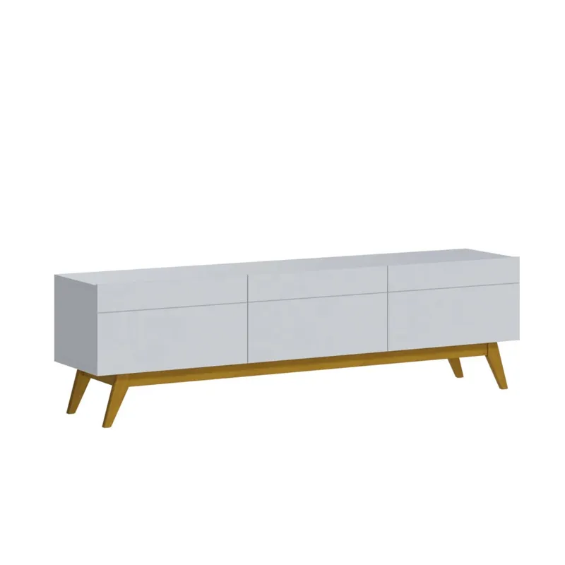 Rack para TV 1.8 - Línea Nevada - Blanco en Blanco - Muebles para TV, Uruguay | Ecowood