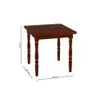 Mesa 80x80x76 Linea Parma - Tabaco en Marrón - Mesas de comedor, Uruguay | La Cueva Muebles, vista 2 de 2