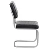 Silla De Comedor Cuero Negro Franca en Negro - Sillas, Uruguay | Divino, vista 3 de 8