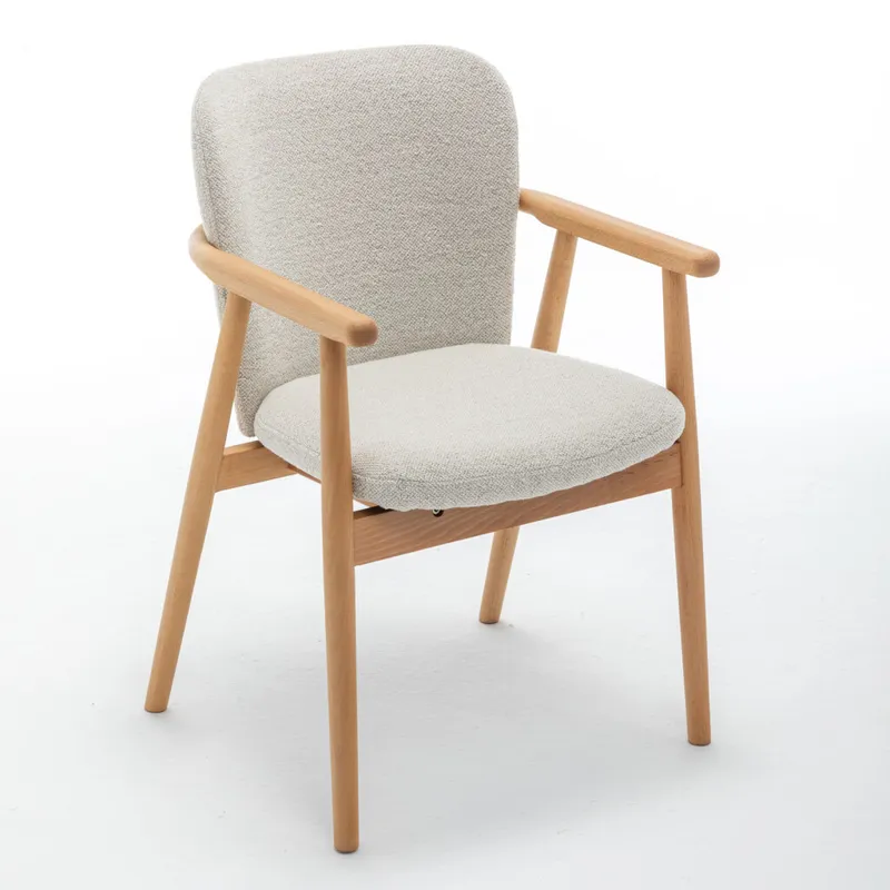 Butaca De Comedor Madera Natural-beige Alba en Madera natural - Sillas, Uruguay | Divino