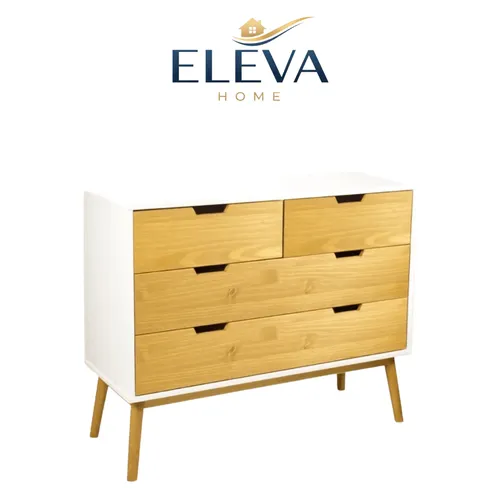 Cómoda Cajonera, Vintage, Baku, 100% Madera Maciza - Cómodas, Uruguay | Nario Hogar