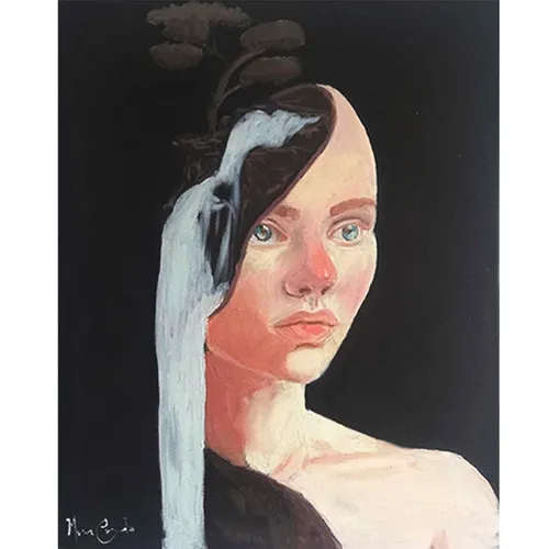 Torrente, oleo sobre lienzo 40x50cm en Multicolor - Decoración de pared, Uruguay | Alta Gracia Deco