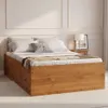 Cama 2 Plazas Linea Naturale C/cajones - ROBLE en Madera natural - Dormitorio, Uruguay | La Cueva Muebles, vista 1 de 12