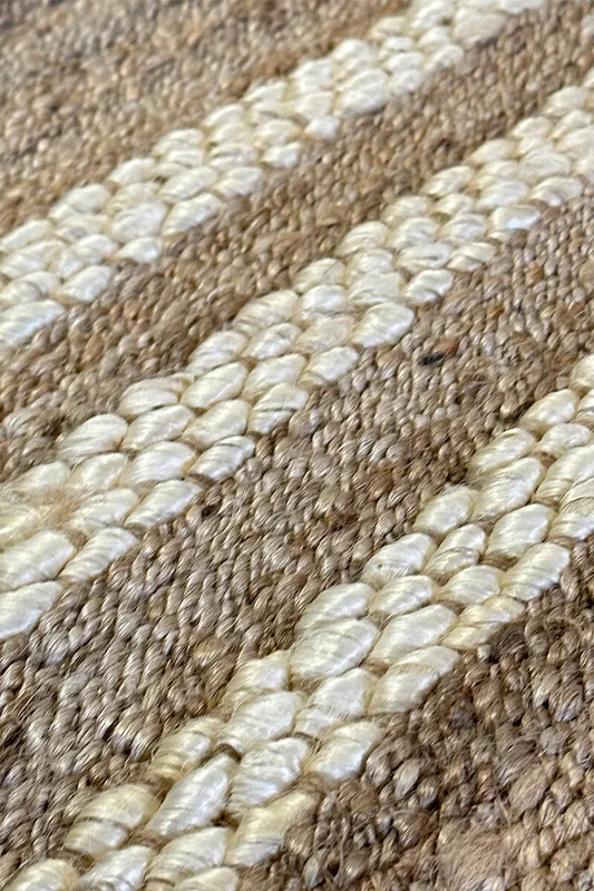 ALFOMBRA NAMAH JUTE 300X400 BLEACH - Alfombras, Uruguay | Vinibel, vista 3