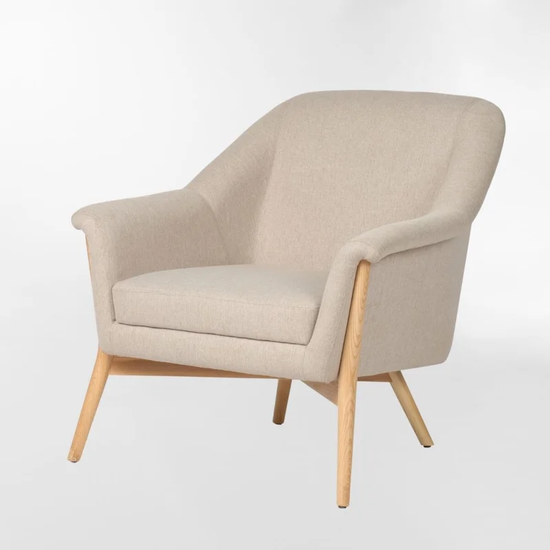 POLTRONA BOURBON BEIGE en Beige - Butacas, banquetas y puffs, Uruguay | Viasono, vista 3